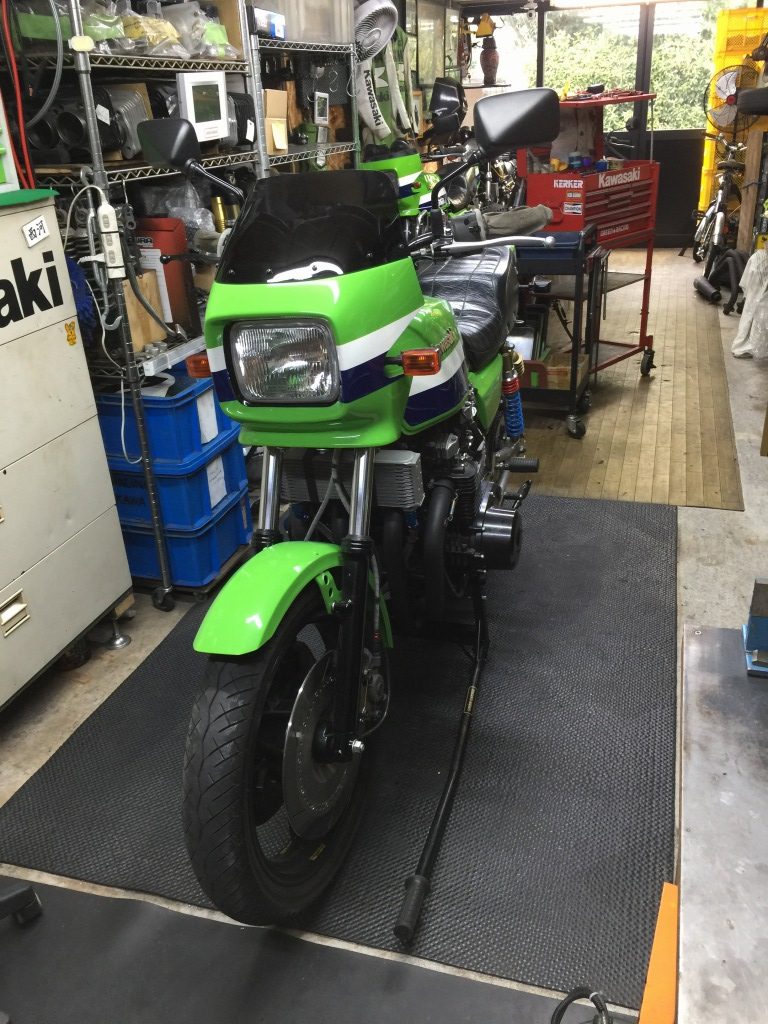 Z1100R T.N様 S1ローターの寸法取り | GREEN GARAGE