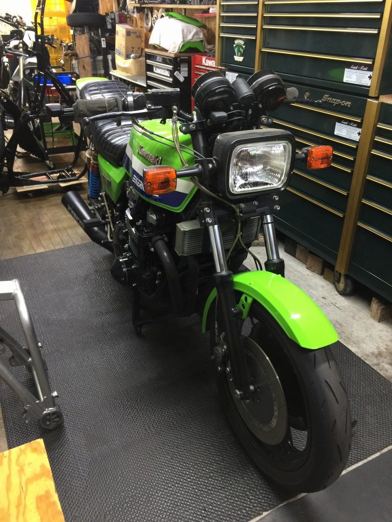 Z1000R1 T.T様 リヤショックブッシュ交換 | GREEN GARAGE