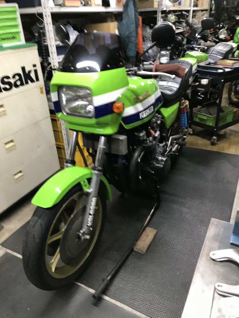 Z1000J1 F.Y様 ステムベアリング交換 | GREEN GARAGE