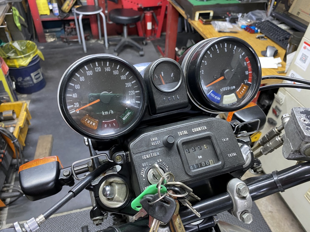 Z1000J2 T.Y様 スピードメーターセンサーキット取り付け | GREEN GARAGE