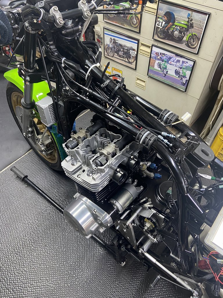 Z1000J1 T.N様 S1化計画 バルタイ調整と仕上げ | GREEN GARAGE