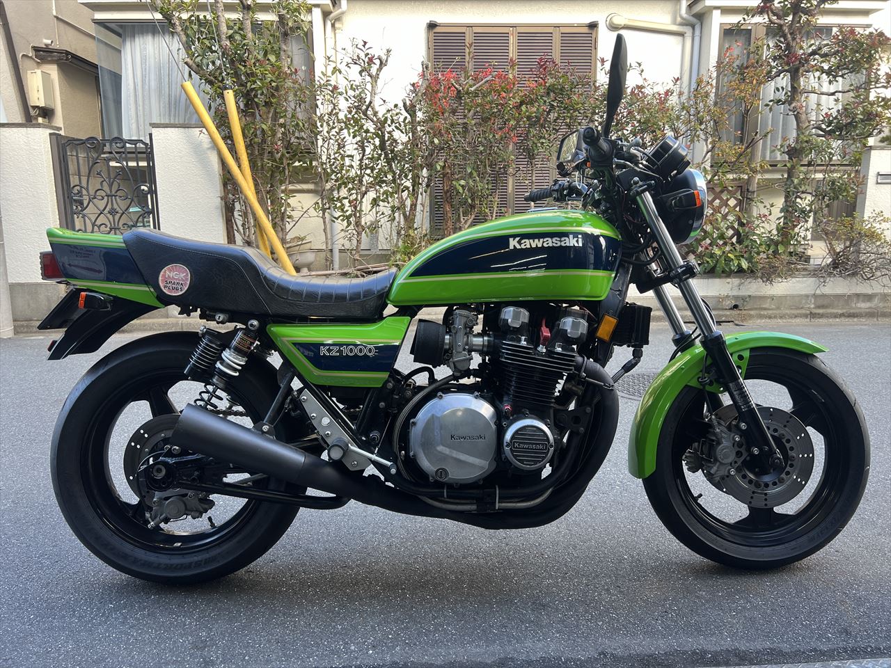 Z1000J1 K.K様 CRキャブ取り付け ハンドル交換 | GREEN GARAGE