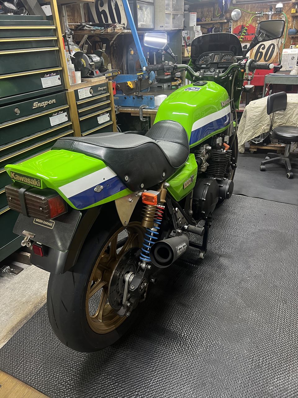 Z1100B2 K.H様 ヘッドカバーオイル漏れ修理 スタータークラッチ交換 | GREEN GARAGE